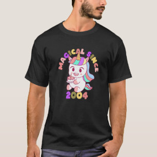 Magical Since 2004 Unicorn 18th Birthday T-Shirt