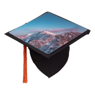 Magical sky above mountain Storžič, Slovenia Graduation Cap Topper