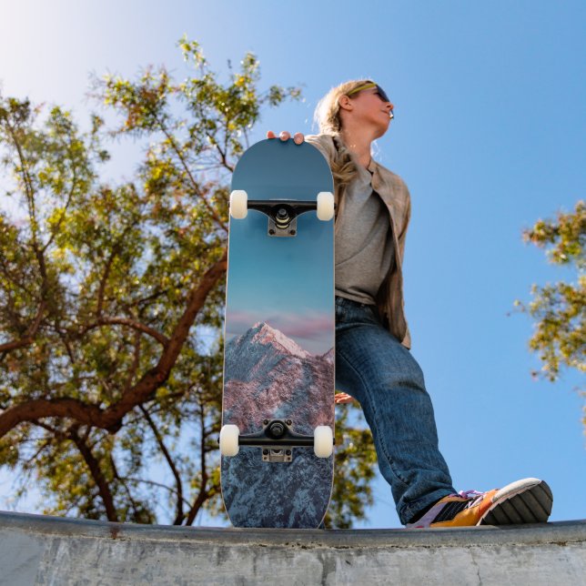 Magical sky above mountain Storžič, Slovenia Skateboard (Outdoor 1)