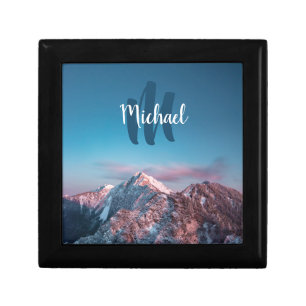Magical sky monogram mountain Storžič Slovenia Gift Box