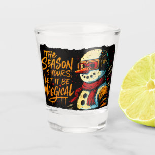 Magical Snow-Bro Shot Glass Funky Christmas Party 