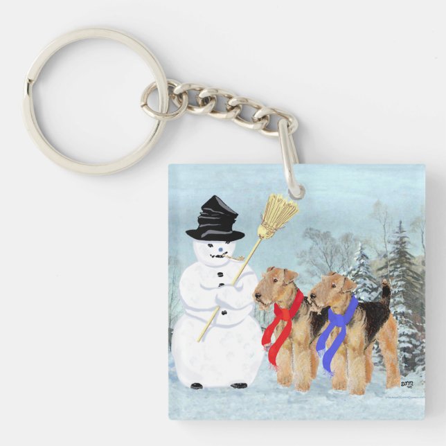 Magical Snowman Keychain (Front)