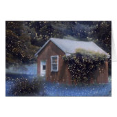 Magical Snowy Country Shed (Front Horizontal)
