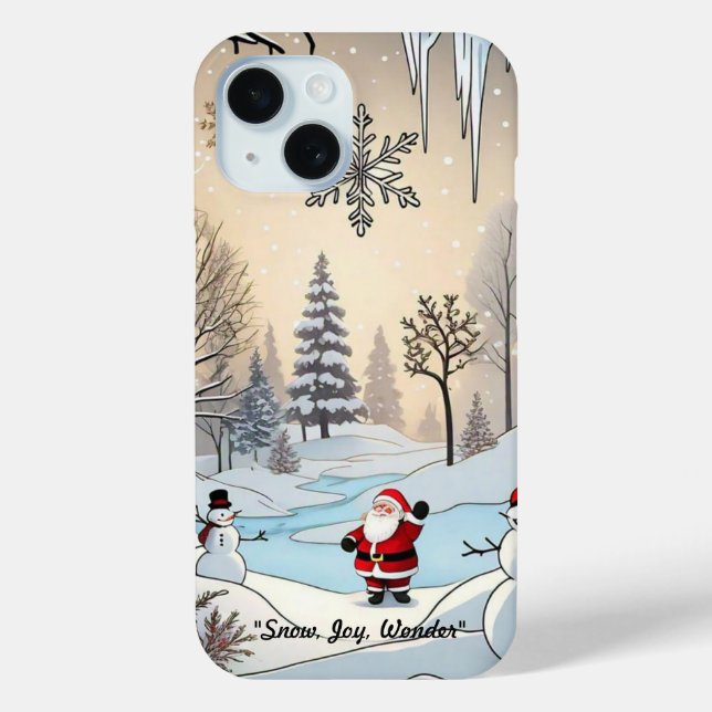 "Magical Snowy Nights" Case-Mate iPhone Case (Back)