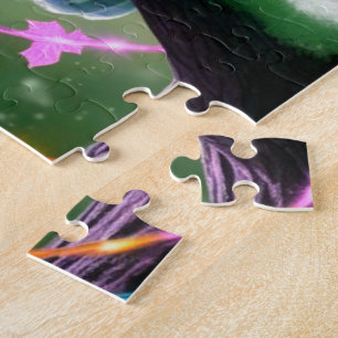 Magical Snowy Owl in Tree Jigsaw Puzzle