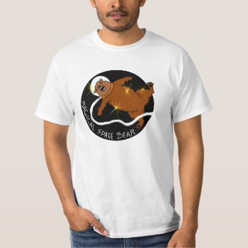 Magical Space Bear T-shirt by ickybana5 at Zazzle
