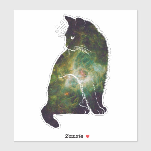 Magical Space Cat Sticker (Sheet)