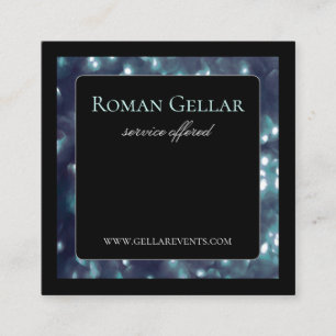 Magical Sparkle Print Business Card
