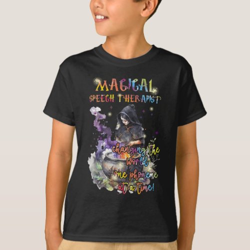 Magical Speech Therapist Changing The World Hallow T_Shirt