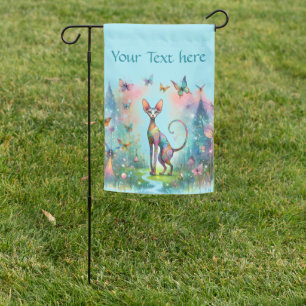 Magical Sphynx Butterflies Garden Flag