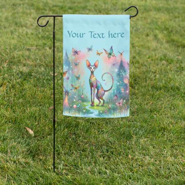 Magical Sphynx Butterflies Garden Flag (In SItu)