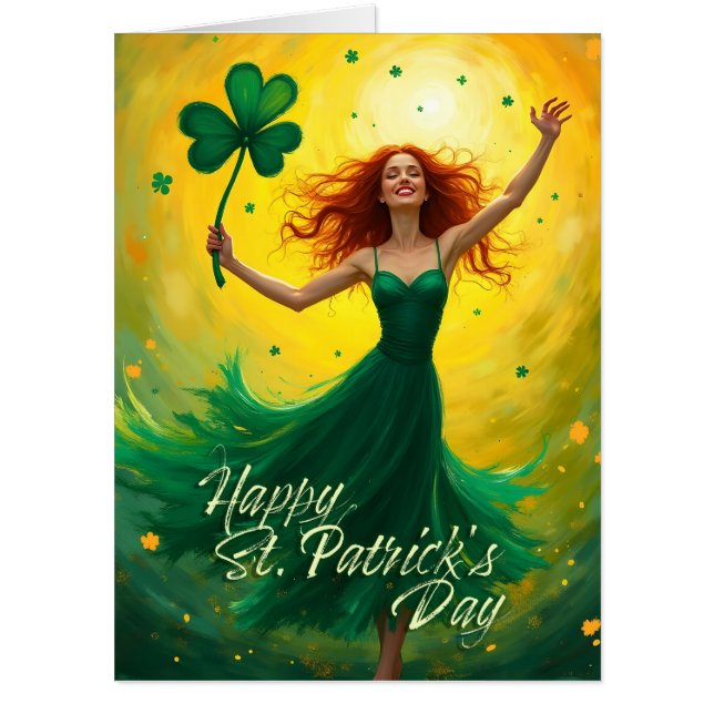 Magical St. Patrick's Day Card (Front)