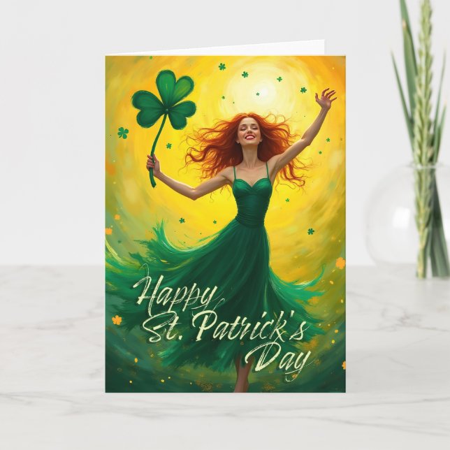 Magical St. Patrick's Day Card (Front)