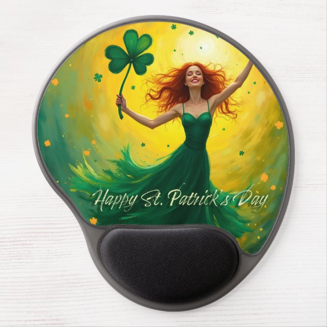 Magical St. Patrick's Day Gel Mouse Pad (Front)