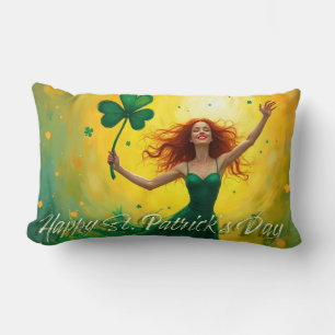 Magical St. Patrick's Day Lumbar Pillow
