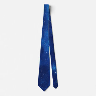 Magical Starry Night Halloween Neck Tie