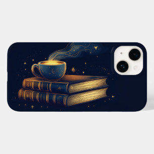 Magical Stars and Coffee with Books Case-Mate iPhone 14 Case