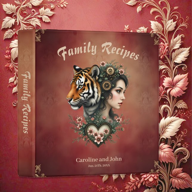 Magical steampunk floral world 3 ring binder (Creator Uploaded)