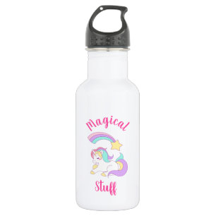 Magical Stuff with Unicorn & Shooting Star Stainless Steel Water Bottle