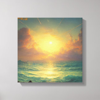 Magical Sunrise Canvas Print