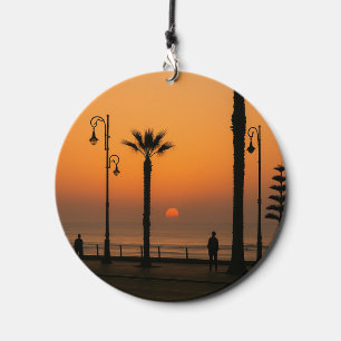 Magical Sunset Among the Palms – Elegant Décor Des Wind Chime