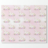 Eucalyptus Foliage Baby or Bridal Shower Wrapping Paper