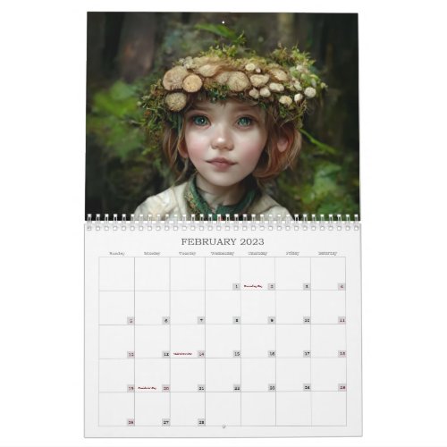 Magical Sweet Children Of The Forest   Calendar