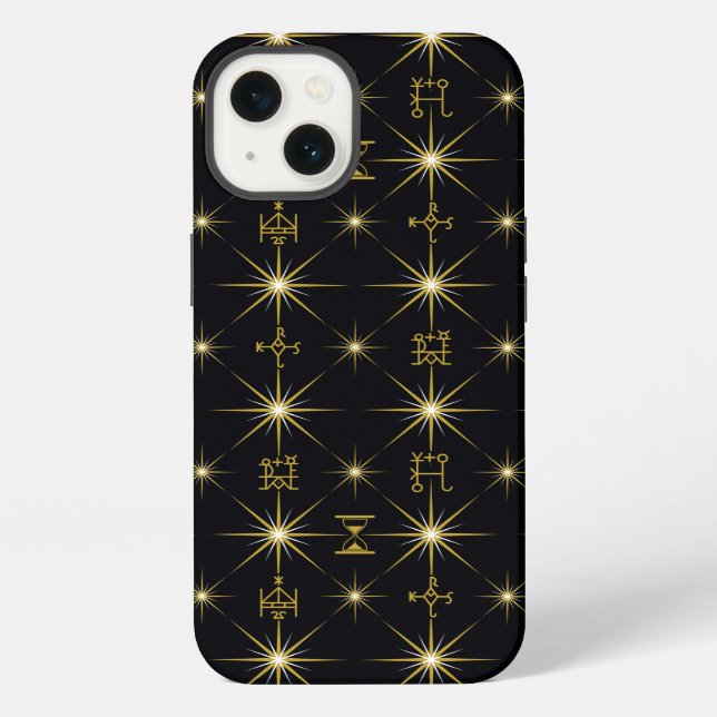Magical Symbols Pattern Iphone Case (Back)