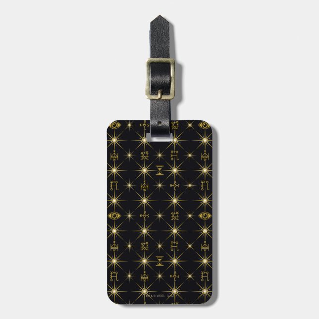 Magical Symbols Pattern Luggage Tag (Front Vertical)