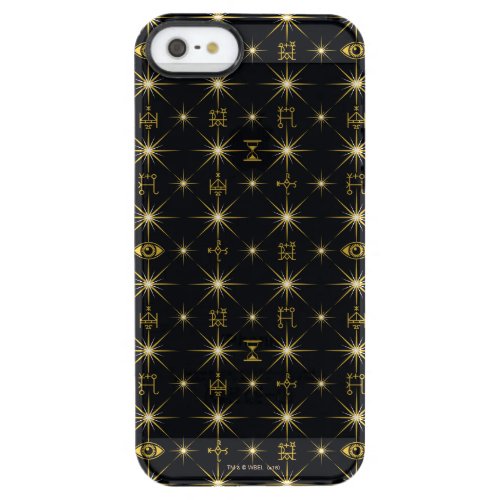 Magical Symbols Pattern Clear iPhone SE55s Case