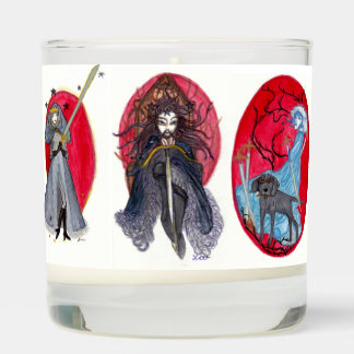 Magical Tarot Candle: Swords (Conquering, Action) Scented Candle