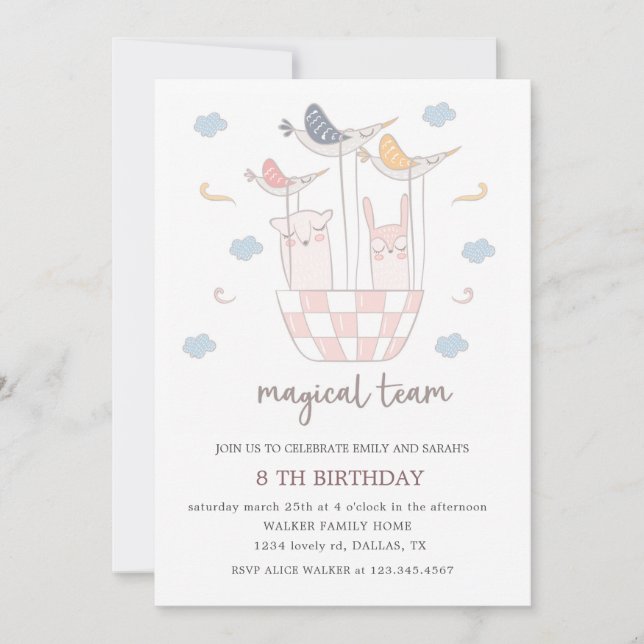 Magical Team | Birthday Invitation (Front)