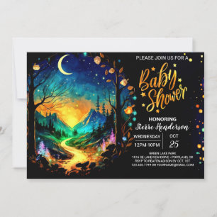 Magical Timber Grove Baby Shower Invitation