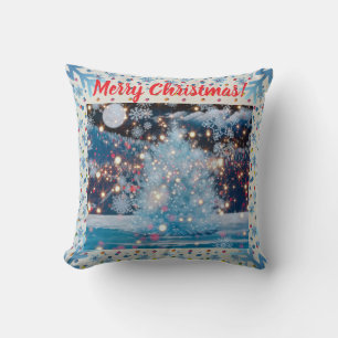 Magical time of the year! throw pillow