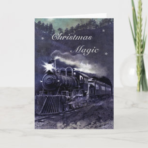 Magical Train "Christmas Magic" Holiday Card