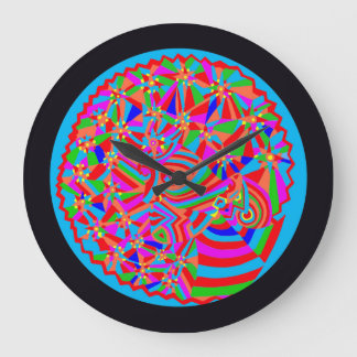 Magical Trance Large Clock