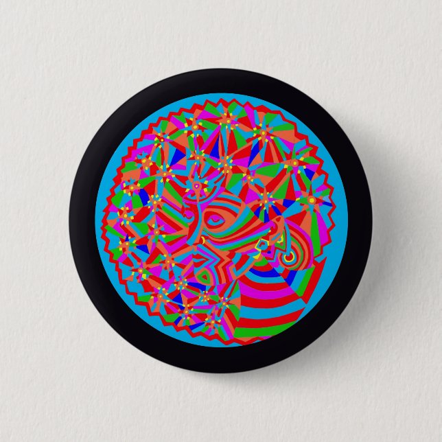 Magical Trance Pinback Button (Front)