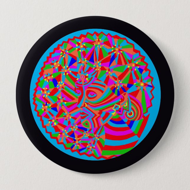 Magical Trance Pinback Button (Front)