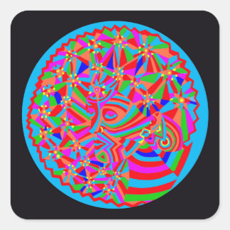Magical Trance Square Sticker