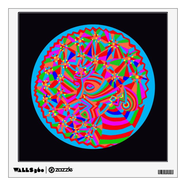 Magical Trance Wall Sticker (Front)