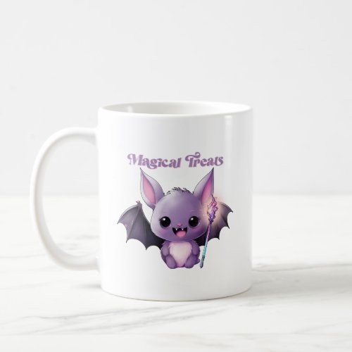 Magical Treats with Cute Bats  Coffee Mug