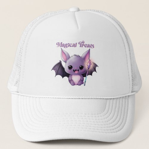 Magical Treats with Cute Bats Trucker Hat