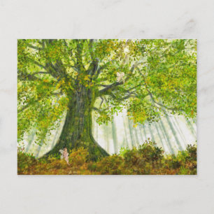 Magical Tree Fantasy Fairy Forest Postcard