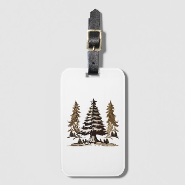 Magical Tree Luggage Tag (Front Vertical)