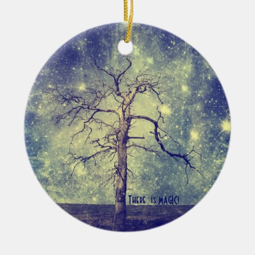 Magical Tree of the Universe Christmas Ornament