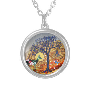 Magical Tree Silver Plated Necklace
