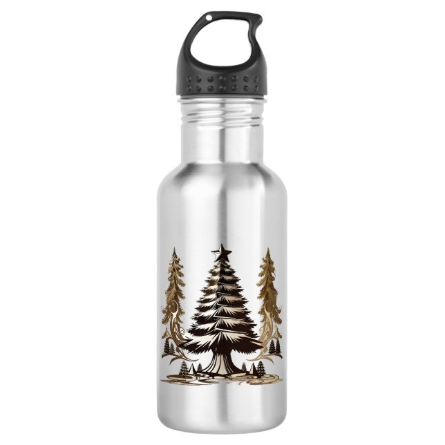 Magical Tree Stainless Steel Water Bottle (Front)