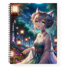 Magical Twilight Forest Anime Catgirl Work/School