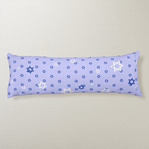 Magical Twilight Star David Blue White Lilac Body Pillow