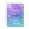 Magical Under The Sea Birthday Party Invitation